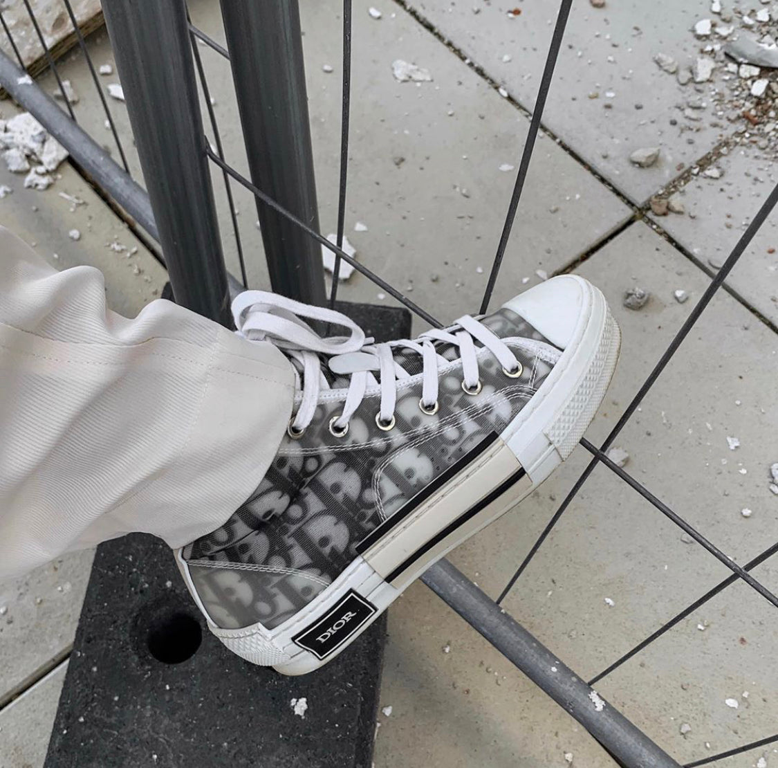 Dior B23 Oblique High Top Sneakers / Kim Duong