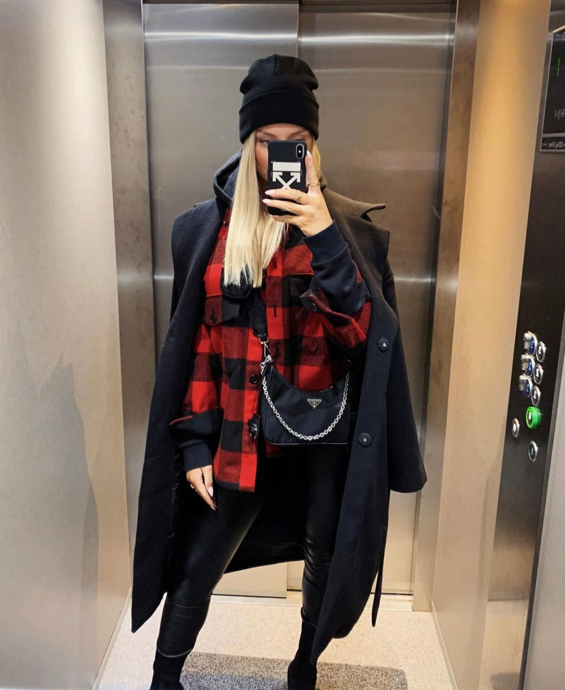 Prada Nylon Cross Body Bag / Amanda Franzeen