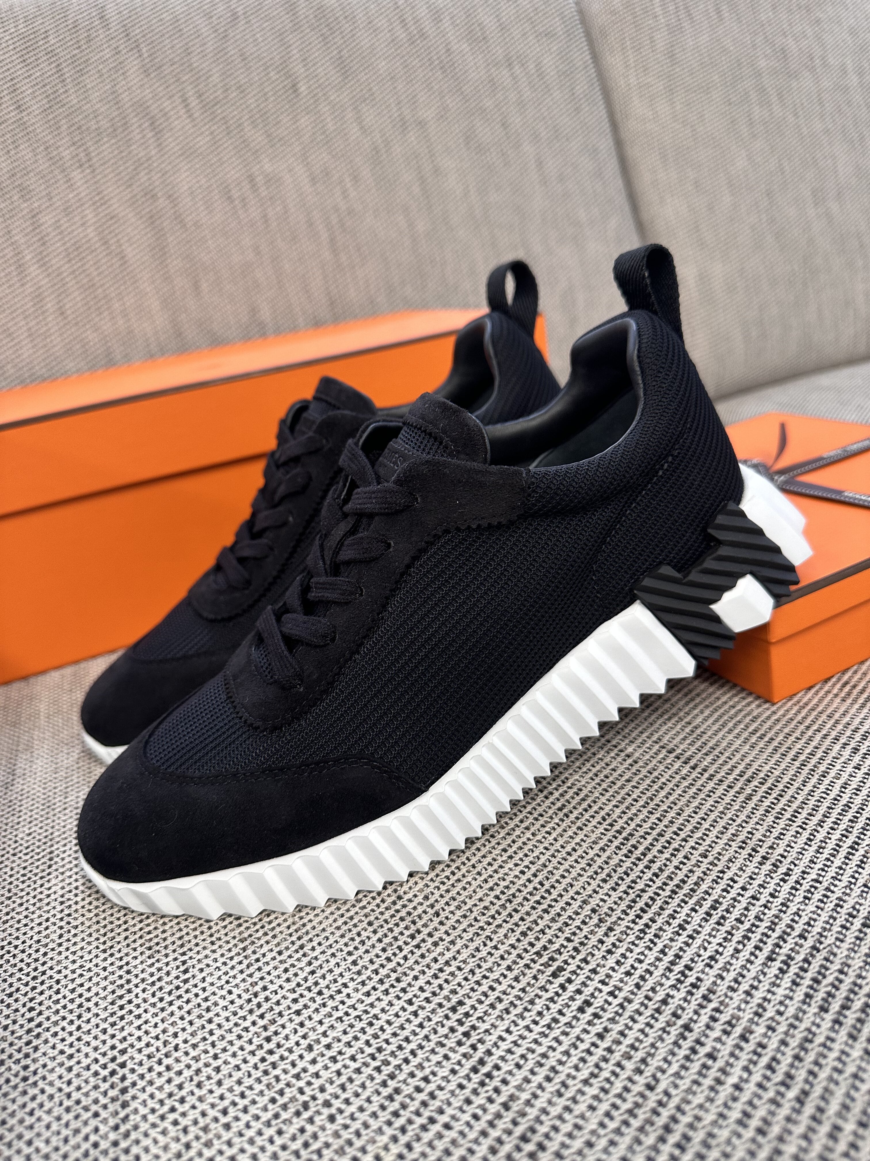 Hermès Bouncing Sneakers (Black)