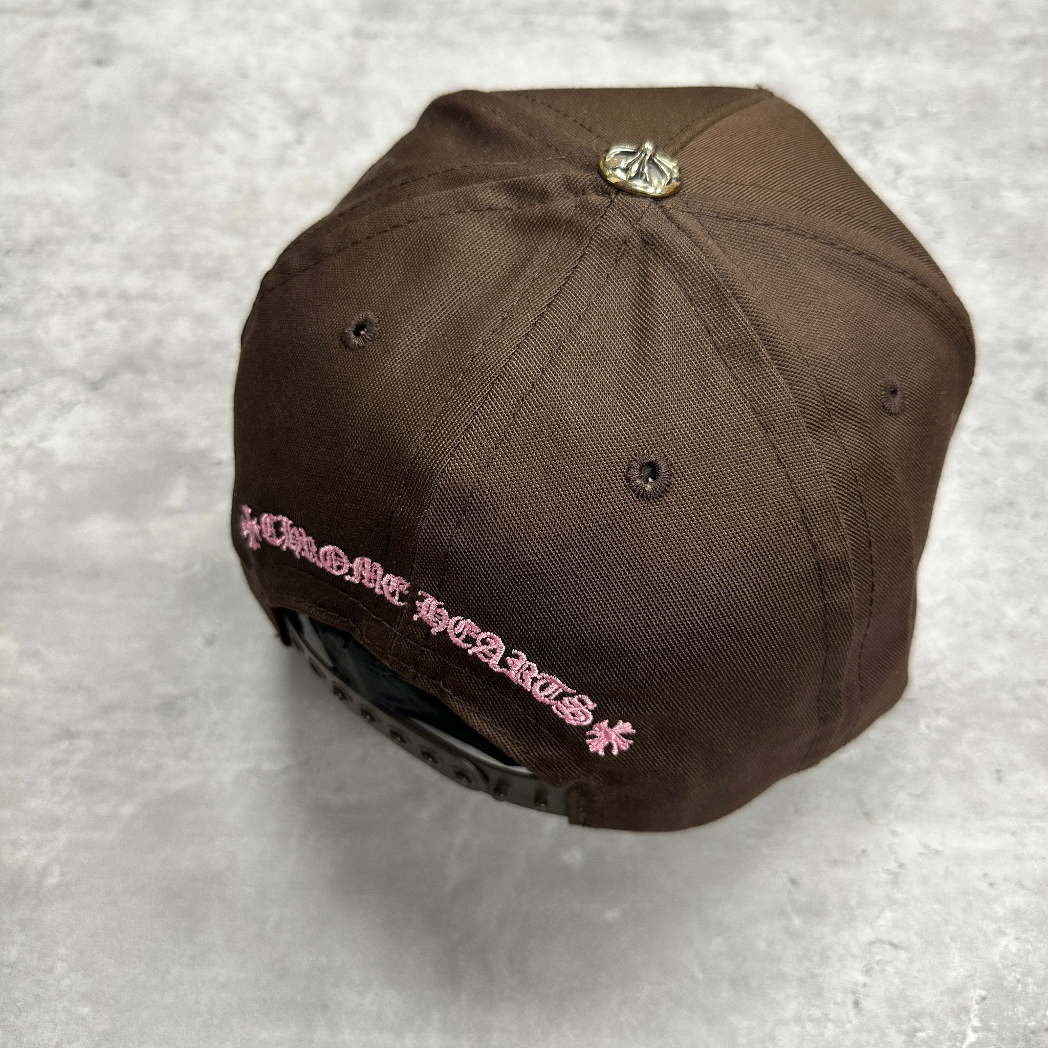 Chrome Hearts CH Logo Cap (Brown/Pink)