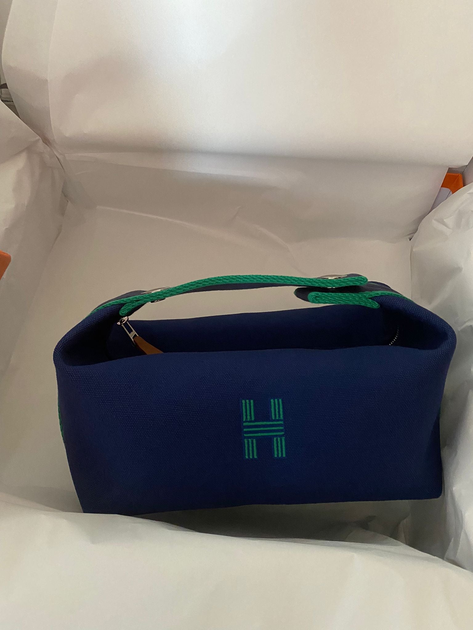 Hermès Bride-a-Brac Case Small Model (Blue)