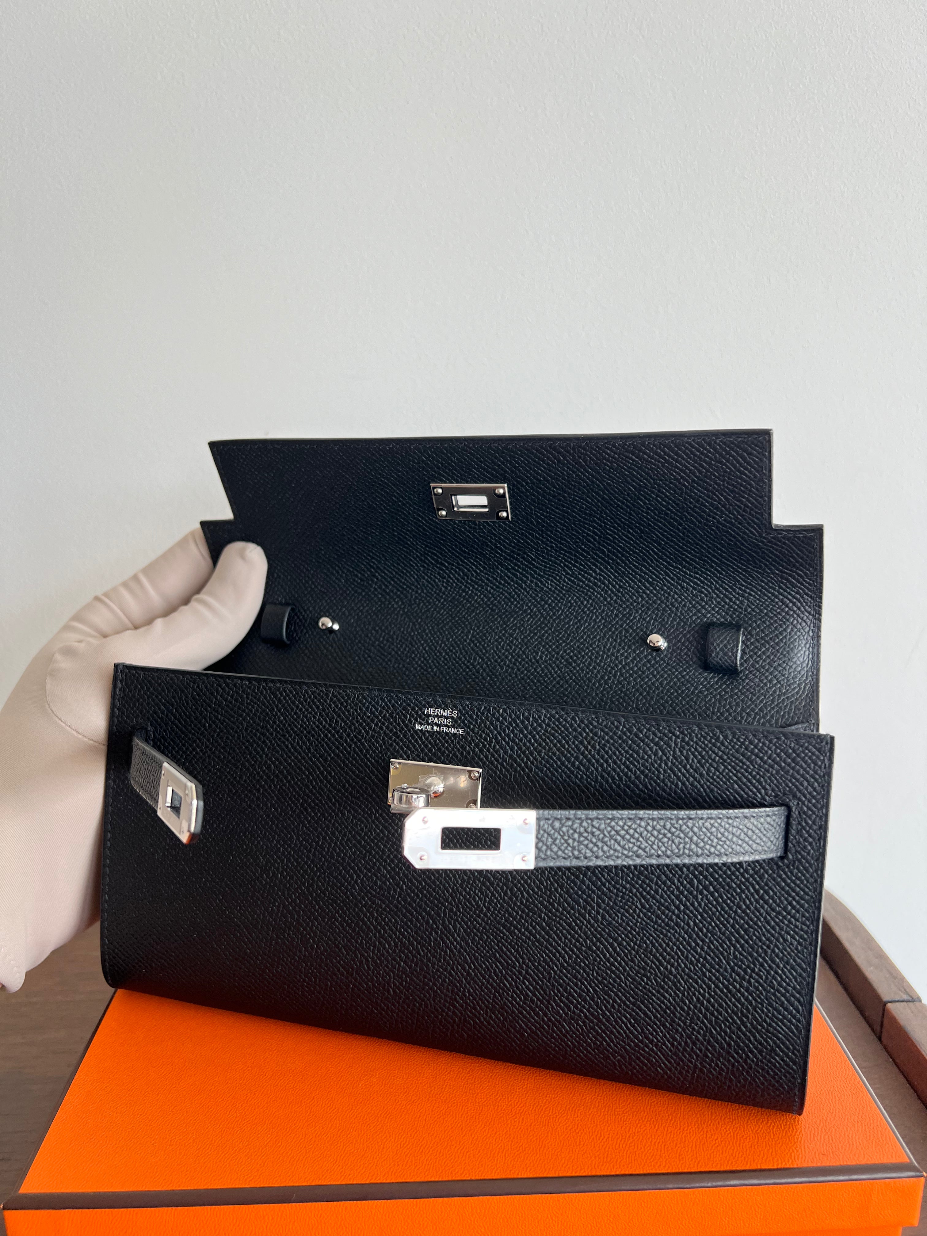 Hermès Kelly To Go Black Epsom PHW