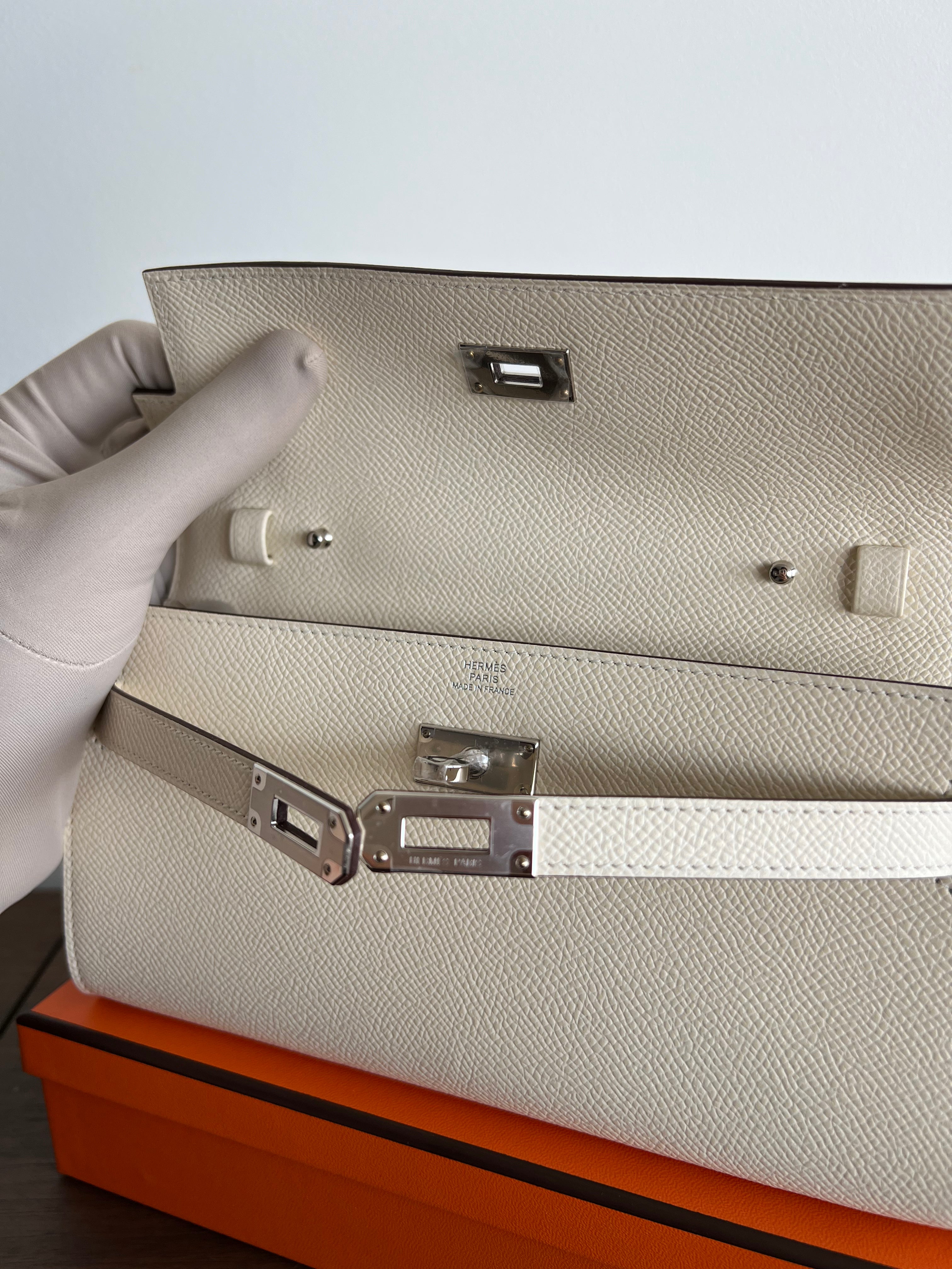 Hermès Kelly To Go Nata Epsom PHW