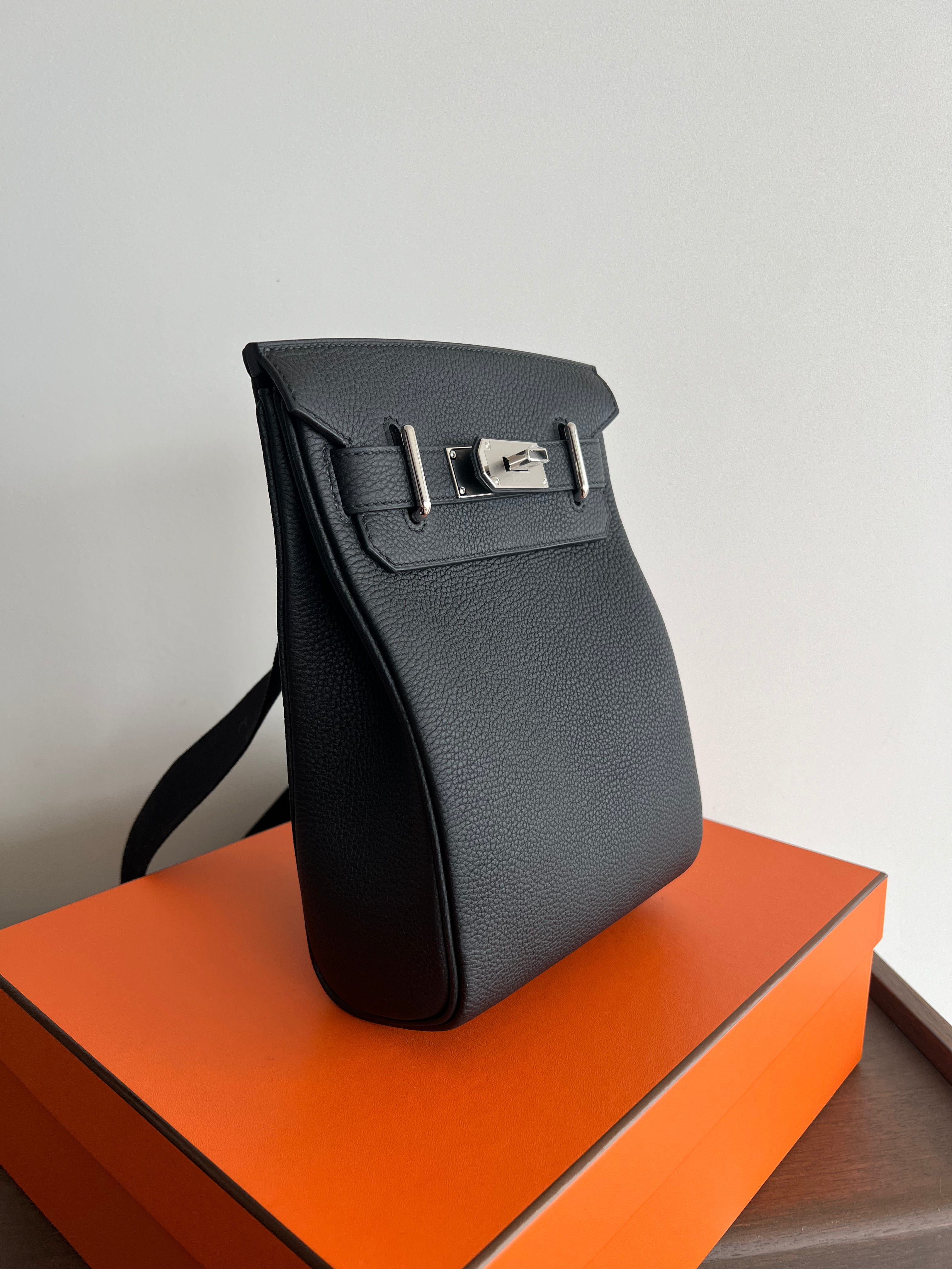 Hermès Hac A Dos PM Black PHW