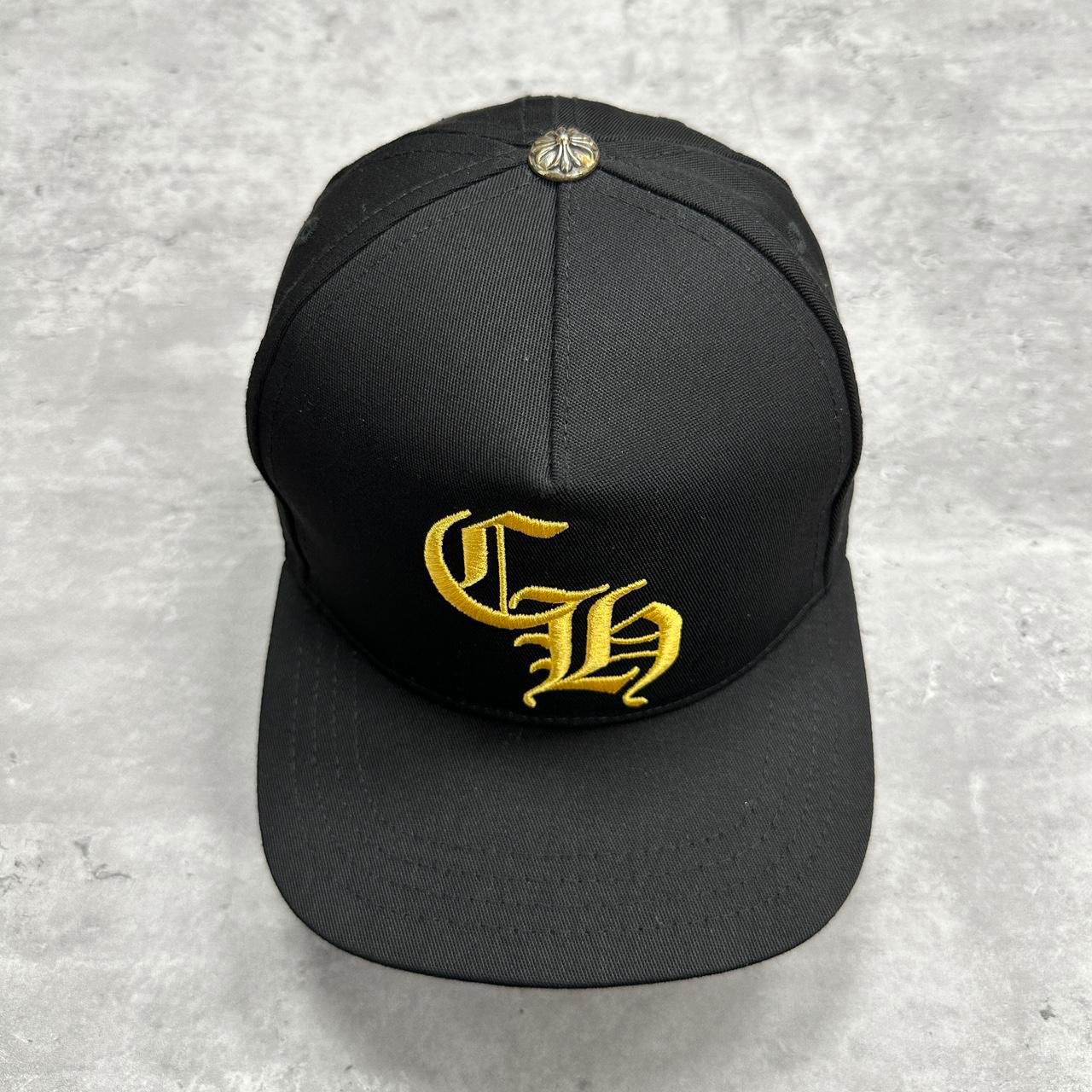 Chrome Hearts CH Logo Cap (Black/Yellow)