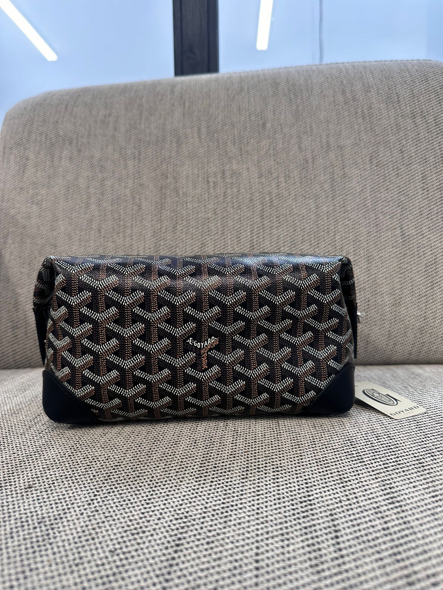 Goyard Bowling 25 Toiletry Bag (Black)