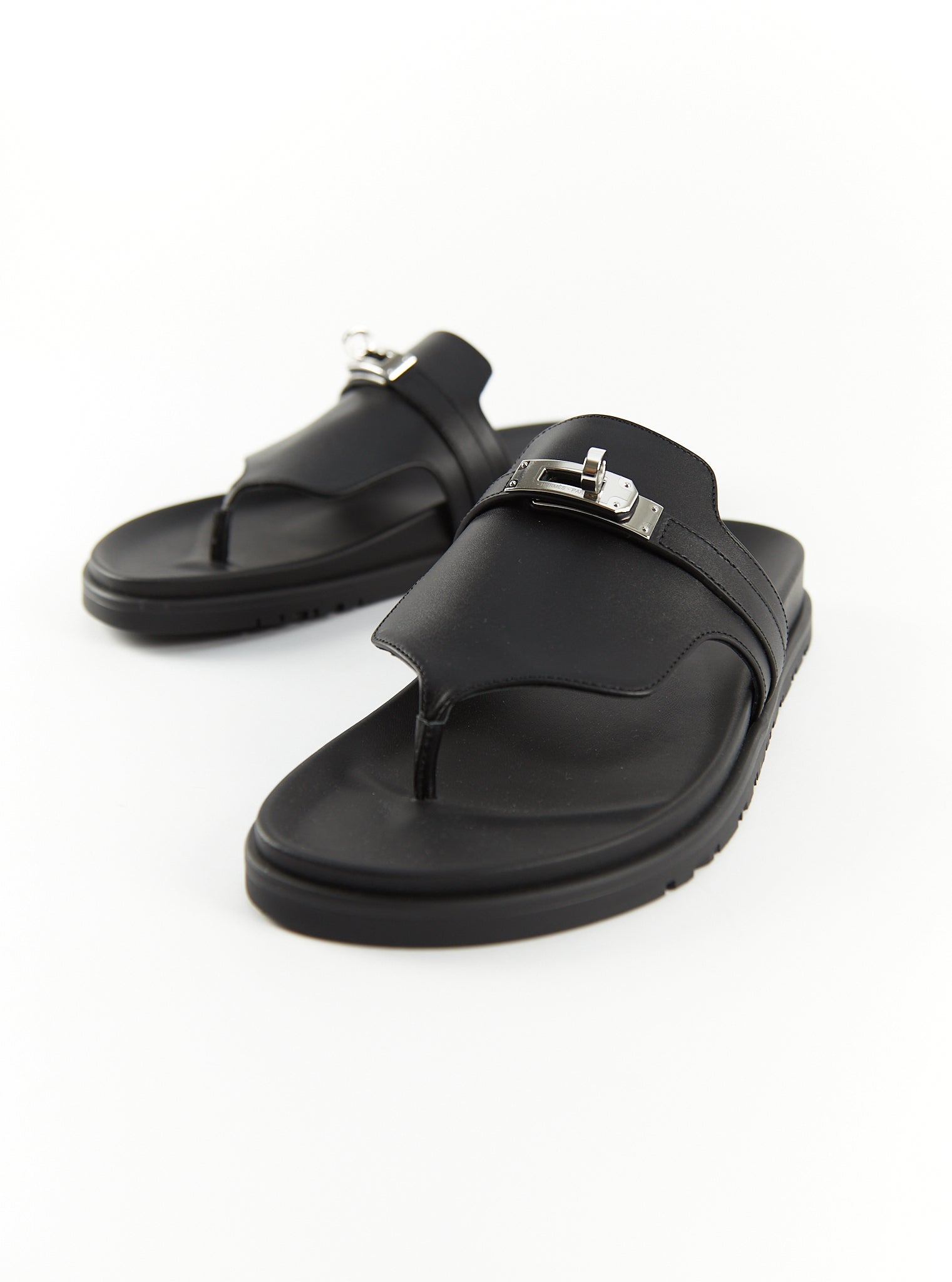 Hermès Empire Sandals (Black)