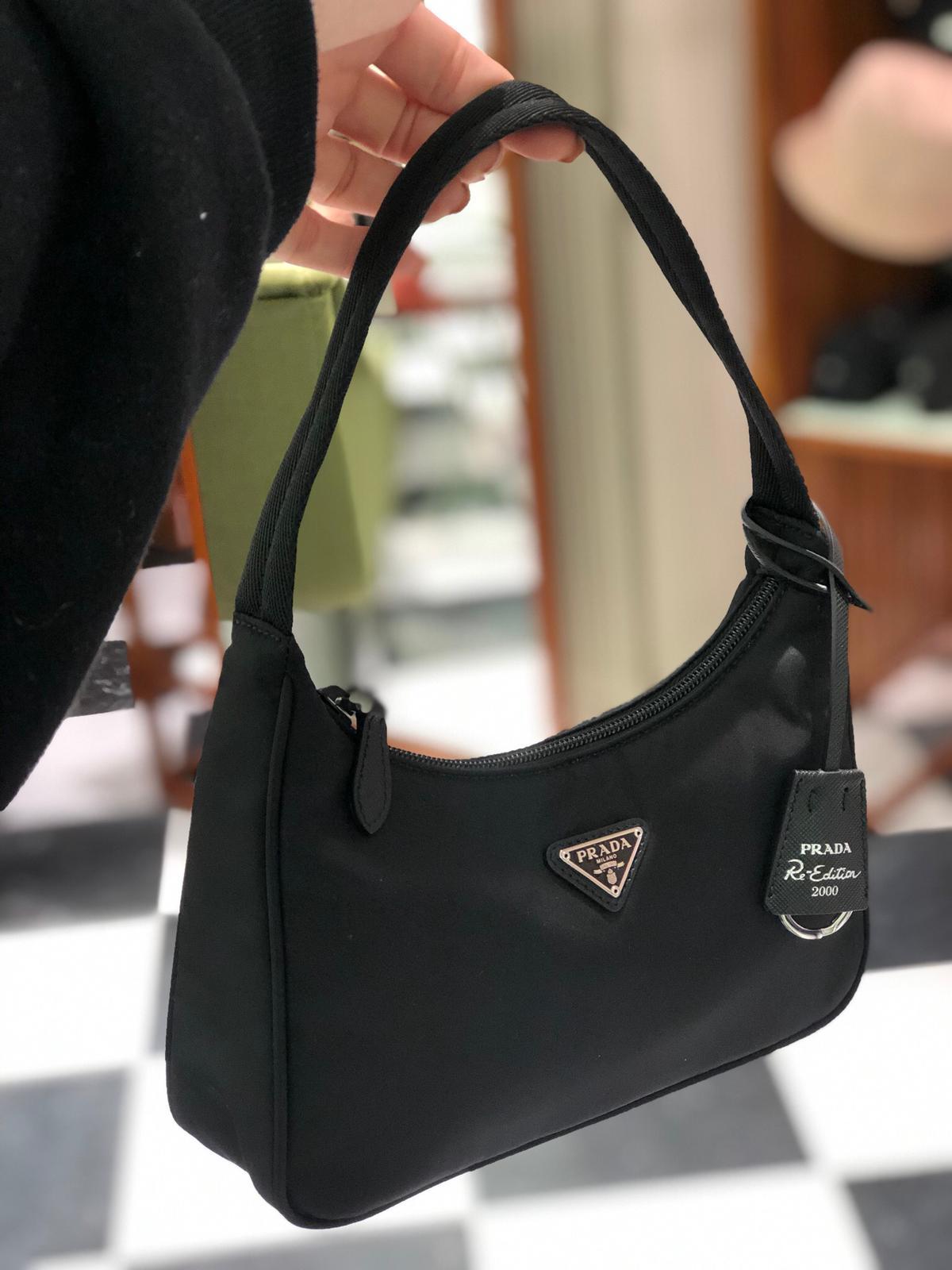 Prada Re-Edition 2000 Nylon Mini Bag (Black)