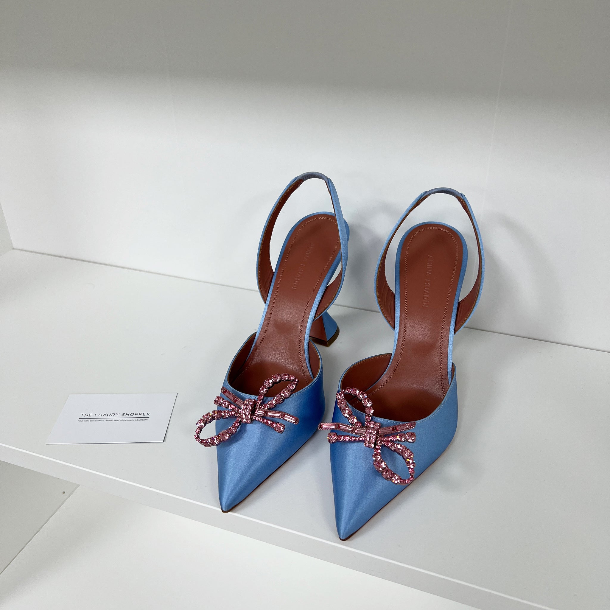 Rosie Simil Amina Muaddi Amina Muaddi Black PVC Rosie Slingback Pumps Size 40 Amina