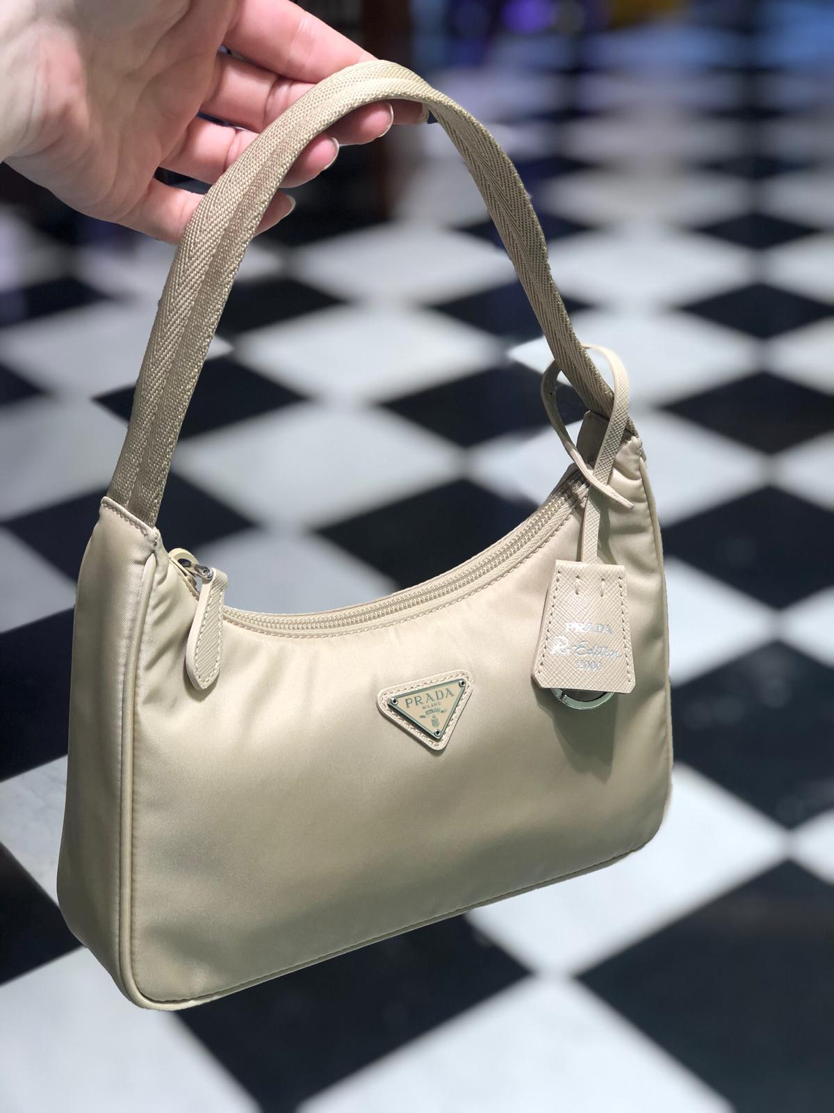 Prada Re-Edition 2000 Nylon Mini Bag (Deserto)