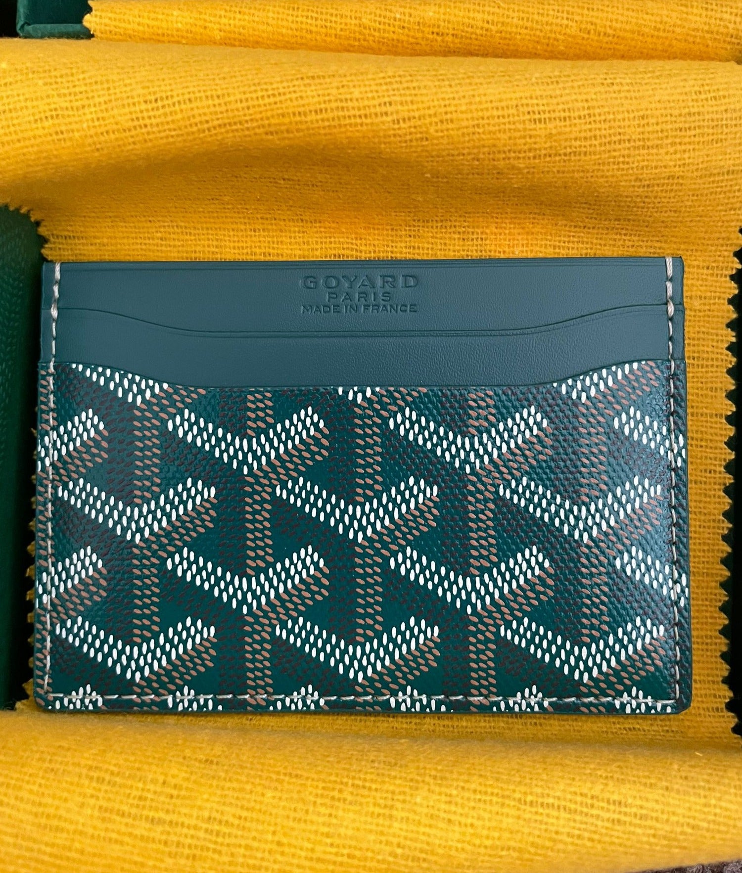 Goyard Saint-Sulpice Cardholder (Green)