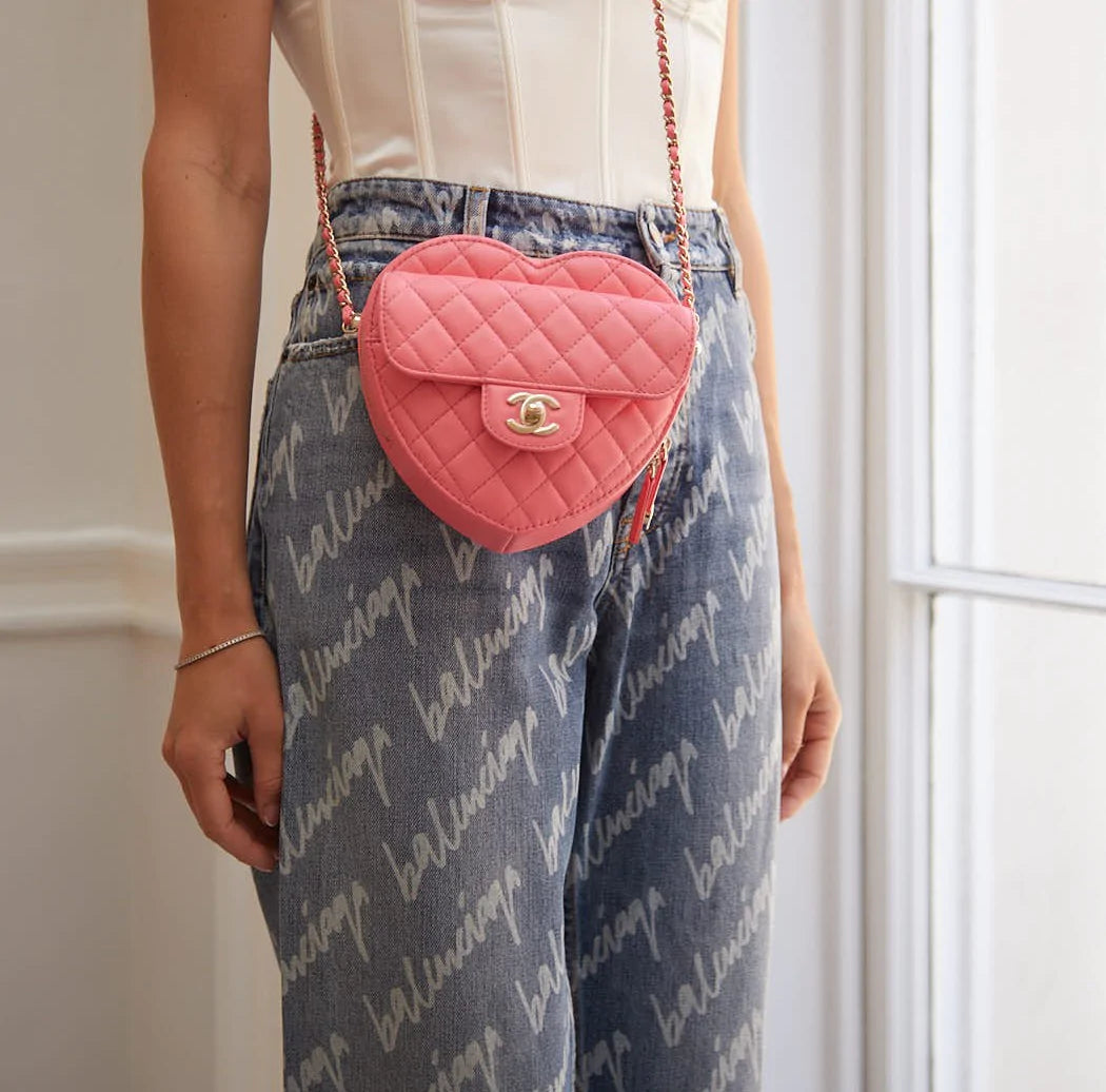 Chanel Heart Bag Pink (Large)
