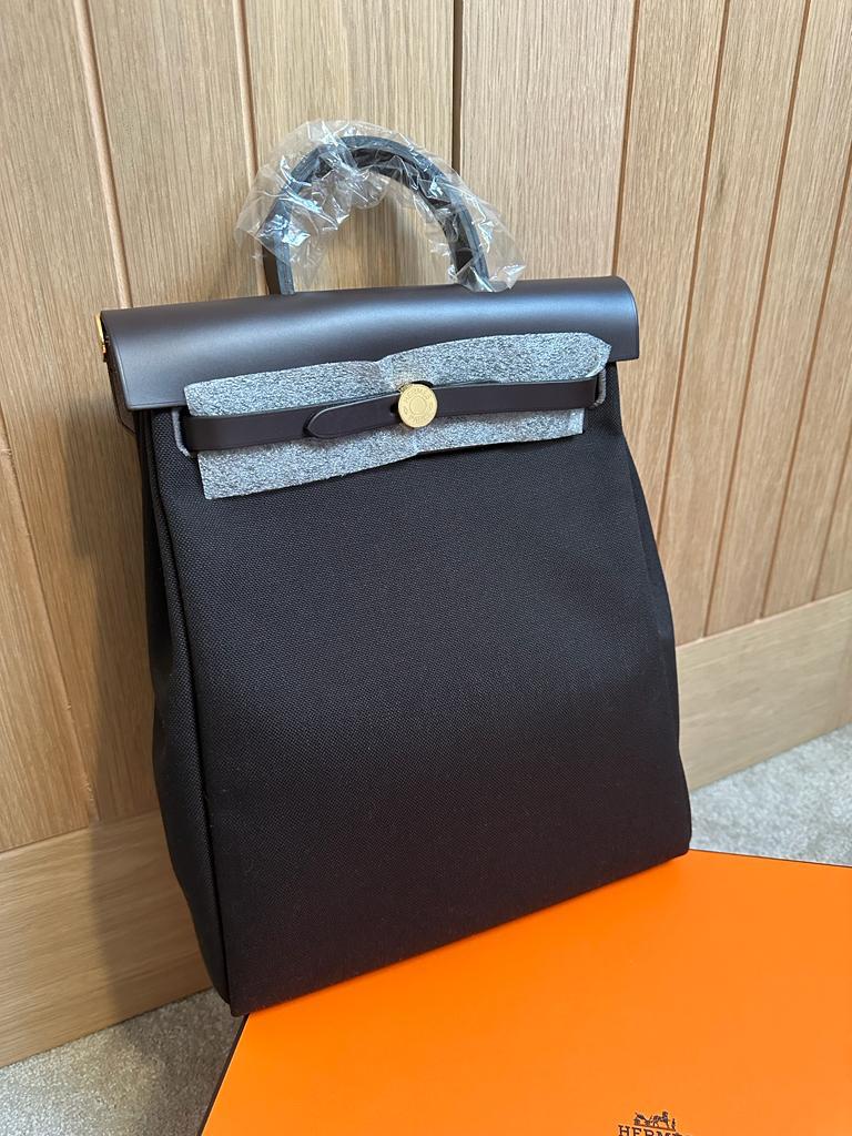 Hermès Herbag Backpack Ebene GHW