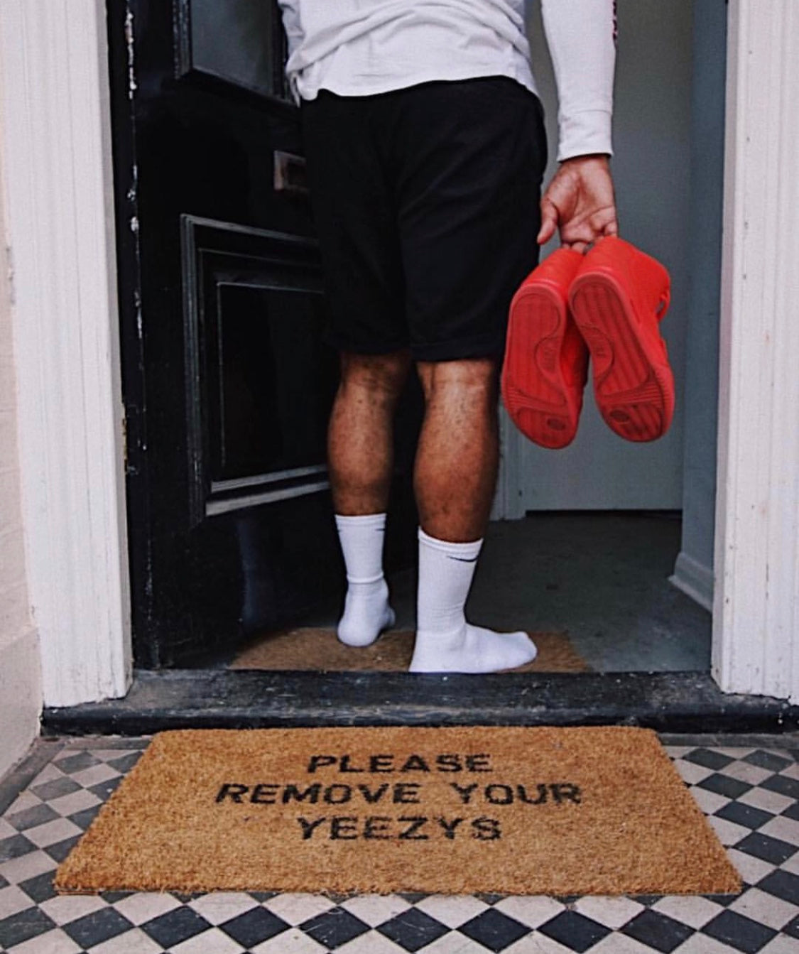 Please Remove Your Yeezy's Doormat