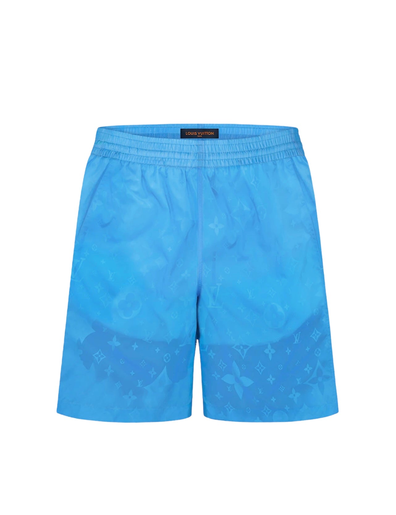 Louis Vuitton Water Monogram Board Shorts (Bleu Electric)