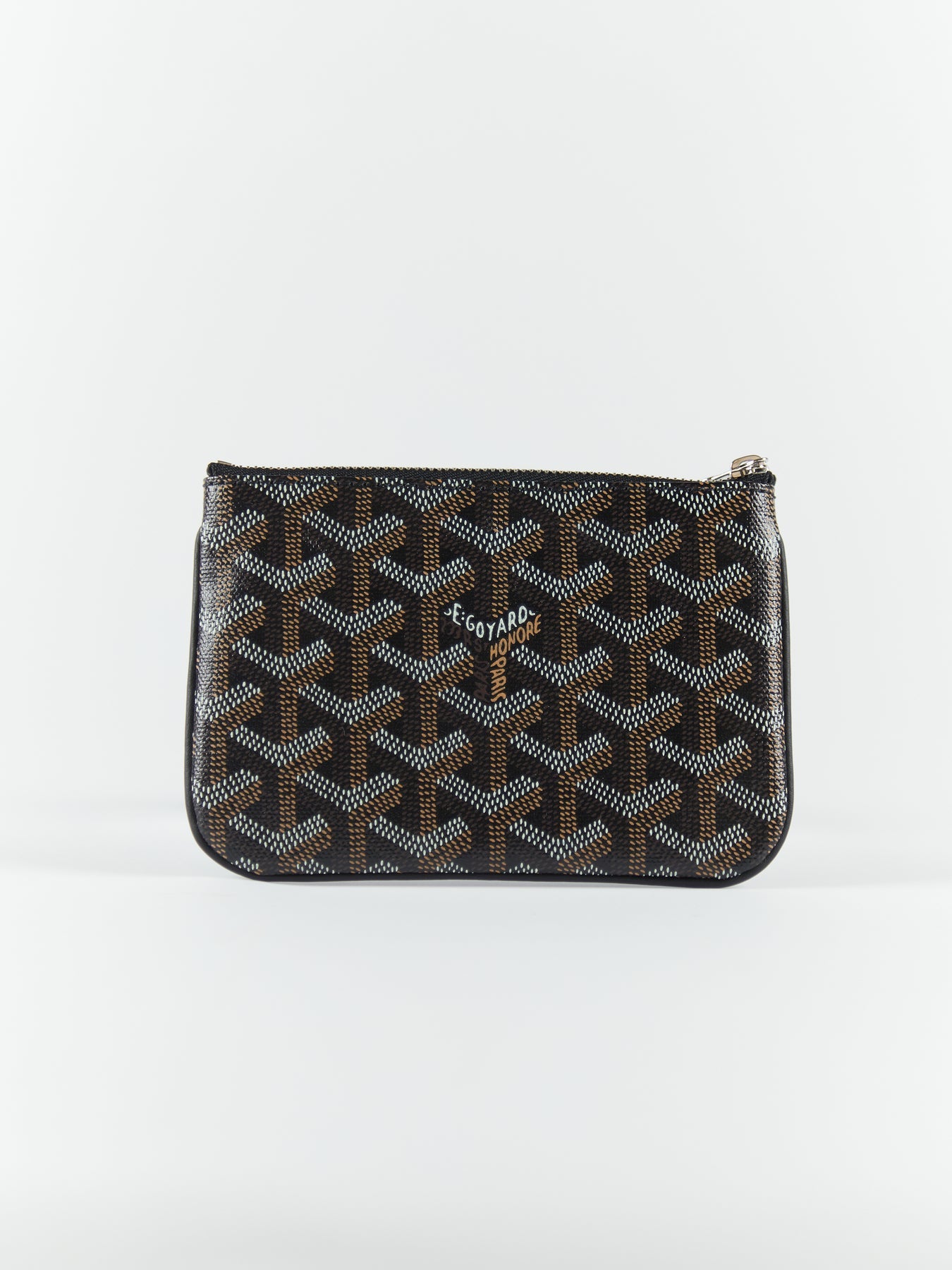 Goyard Mini Senat Pouch (Black)