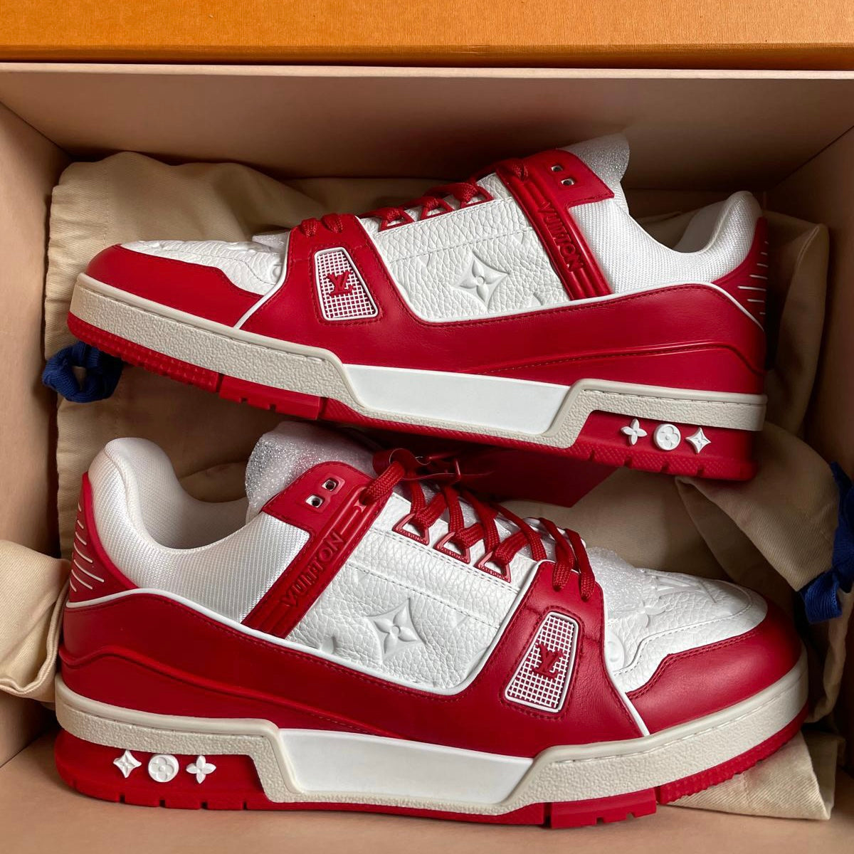 Louis Vuitton LV Trainers (Red)