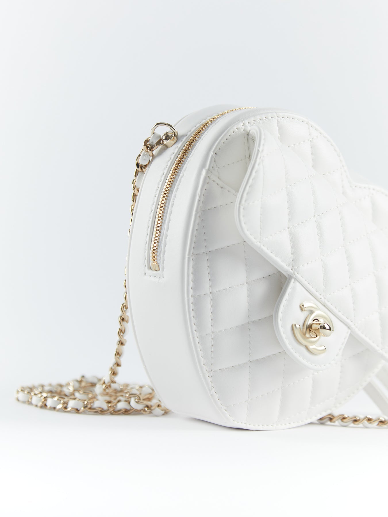 Chanel Heart Bag White (Large)