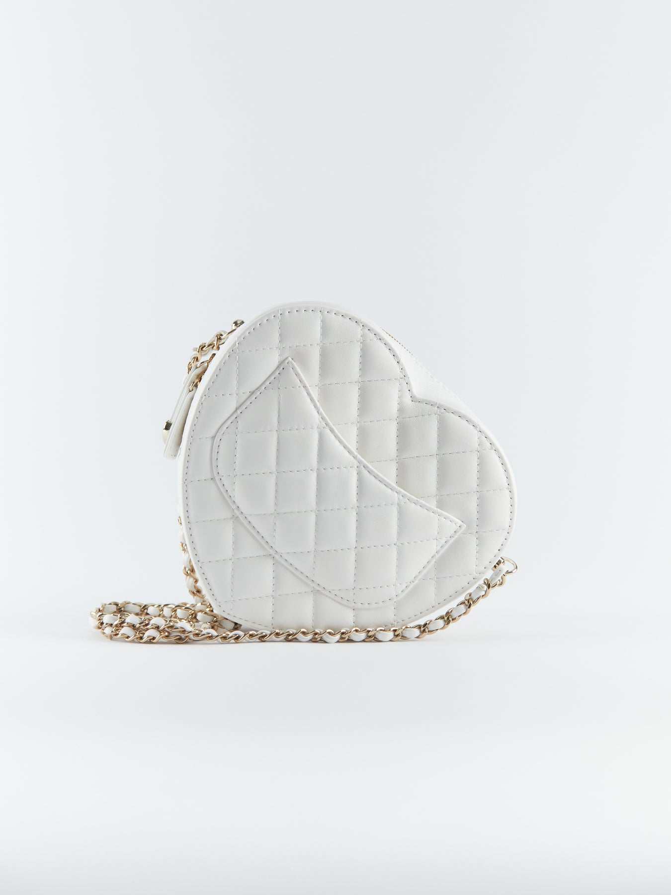 Chanel Heart Bag White (Large)