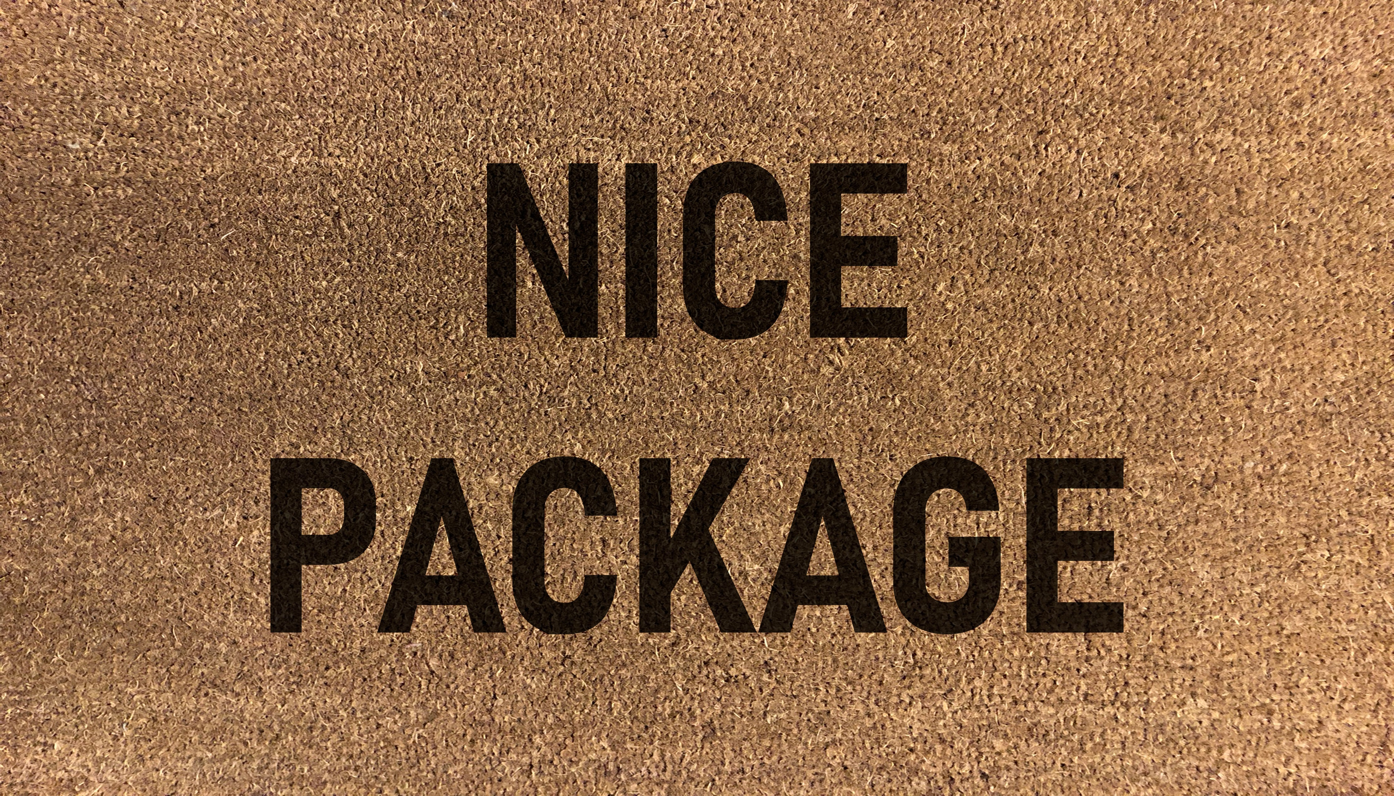 Nice Package Doormat