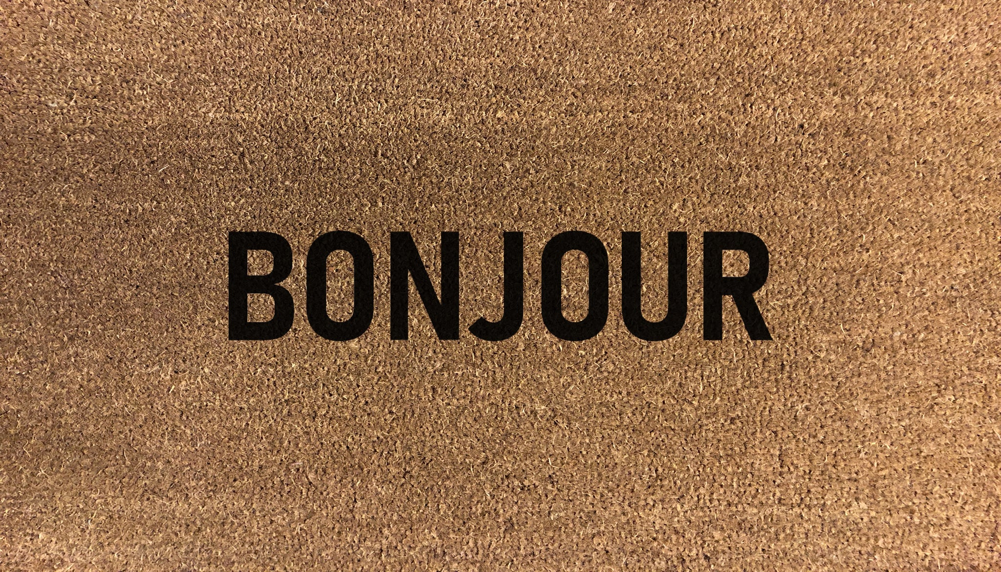Bonjour Doormat