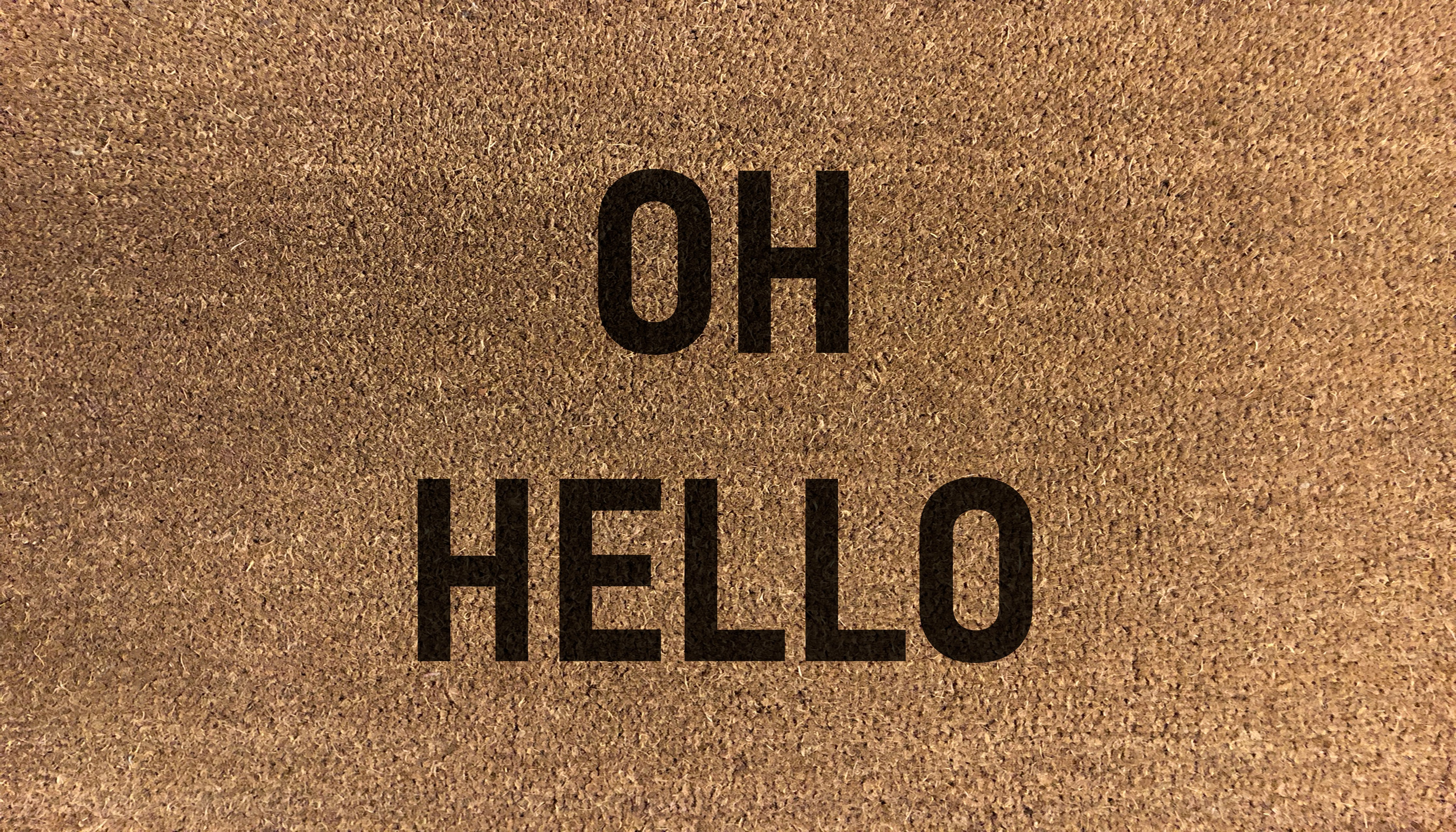 Oh Hello Doormat