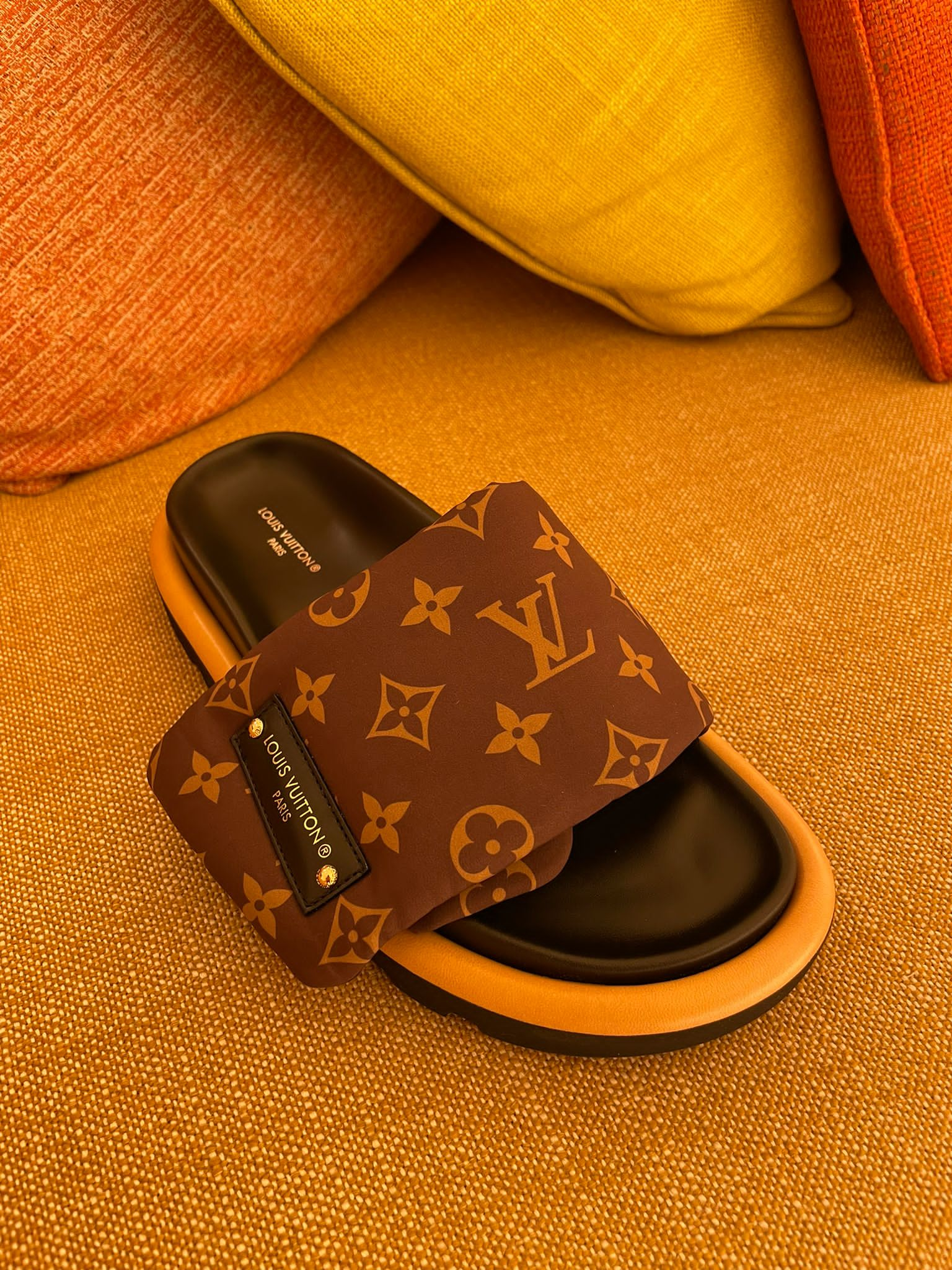 Louis Vuitton Pool Pillow Flat Comfort Mules (New Season)