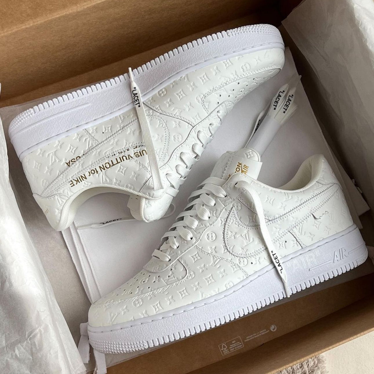 Louis Vuitton x Nike Air Force Low 'White' - Main Image