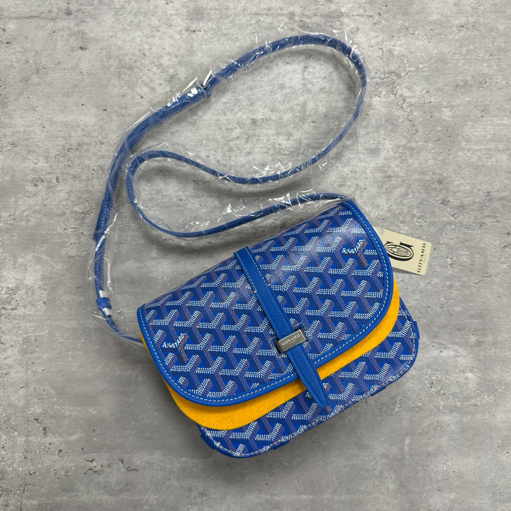 Goyard Belvedere Crossbody Bag PM (Blue) - Main Image
