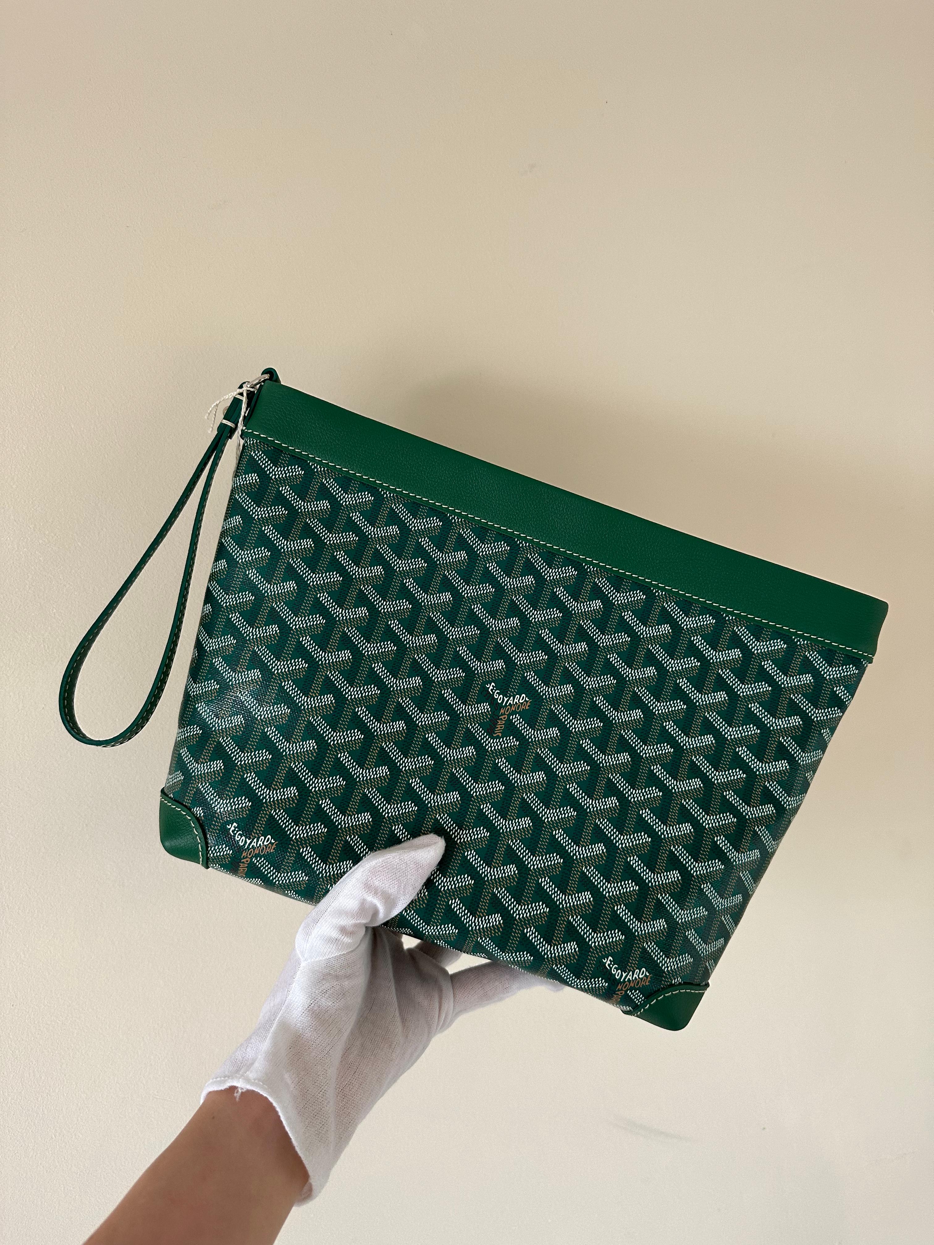 Goyard Conti Pouch Green