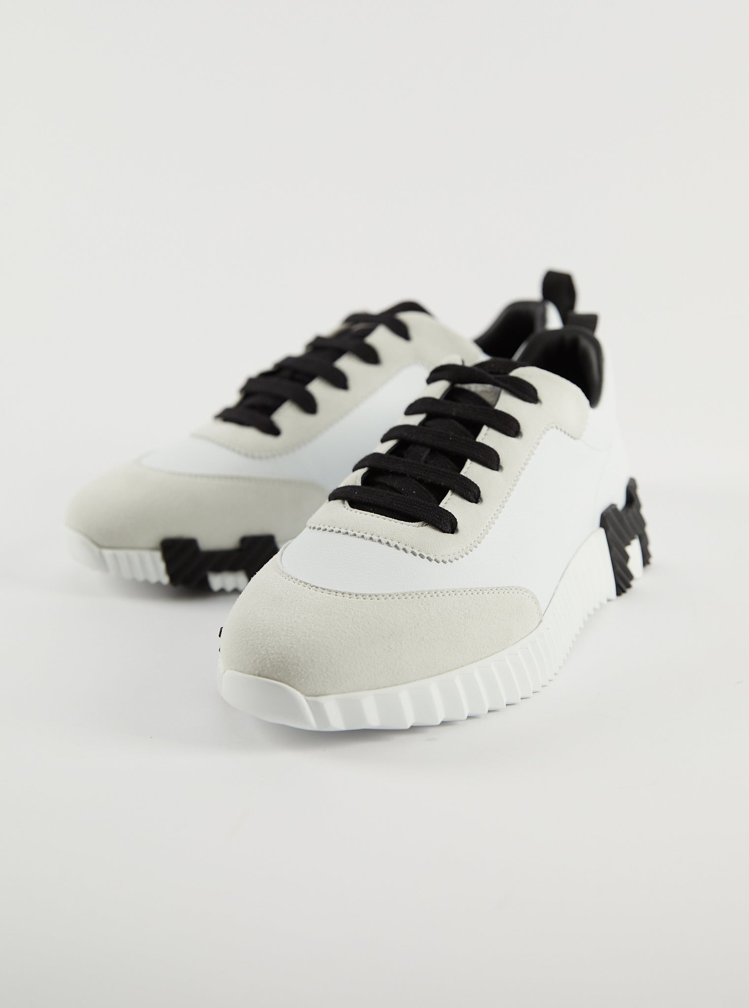 Hermès Bouncing Sneakers (White / Black)