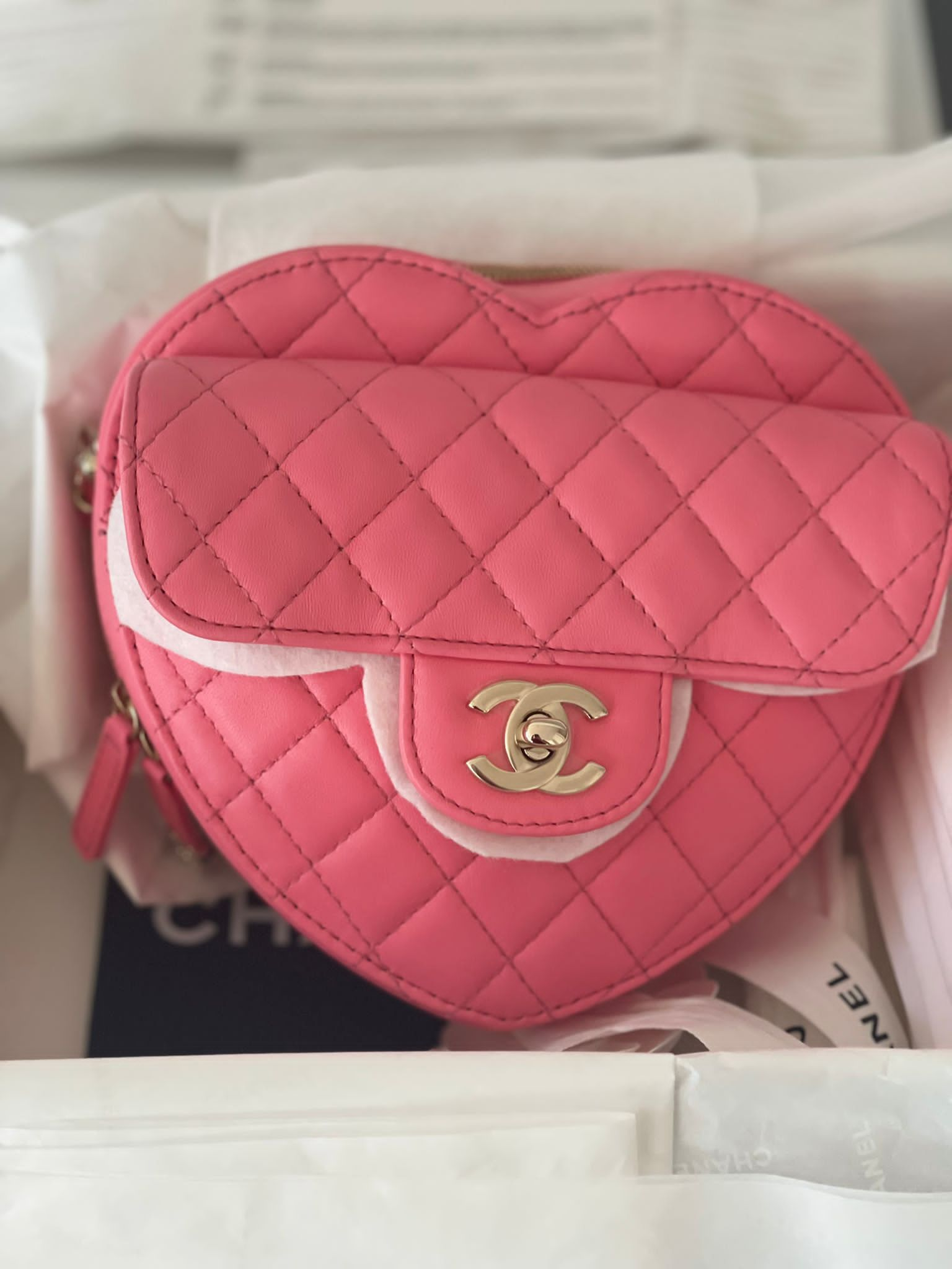 Chanel Heart Bag Pink (Large)