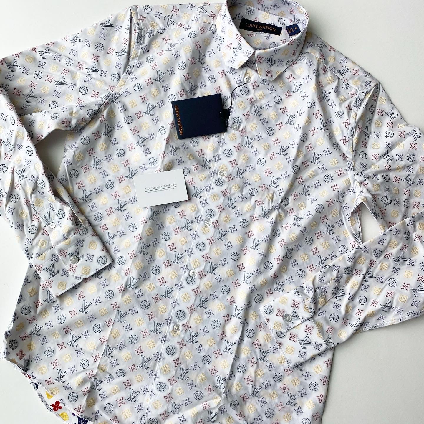 Louis Vuitton Regular Shirt With DNA Collar Louis Vuitton Regular Shirt With DNA Collar