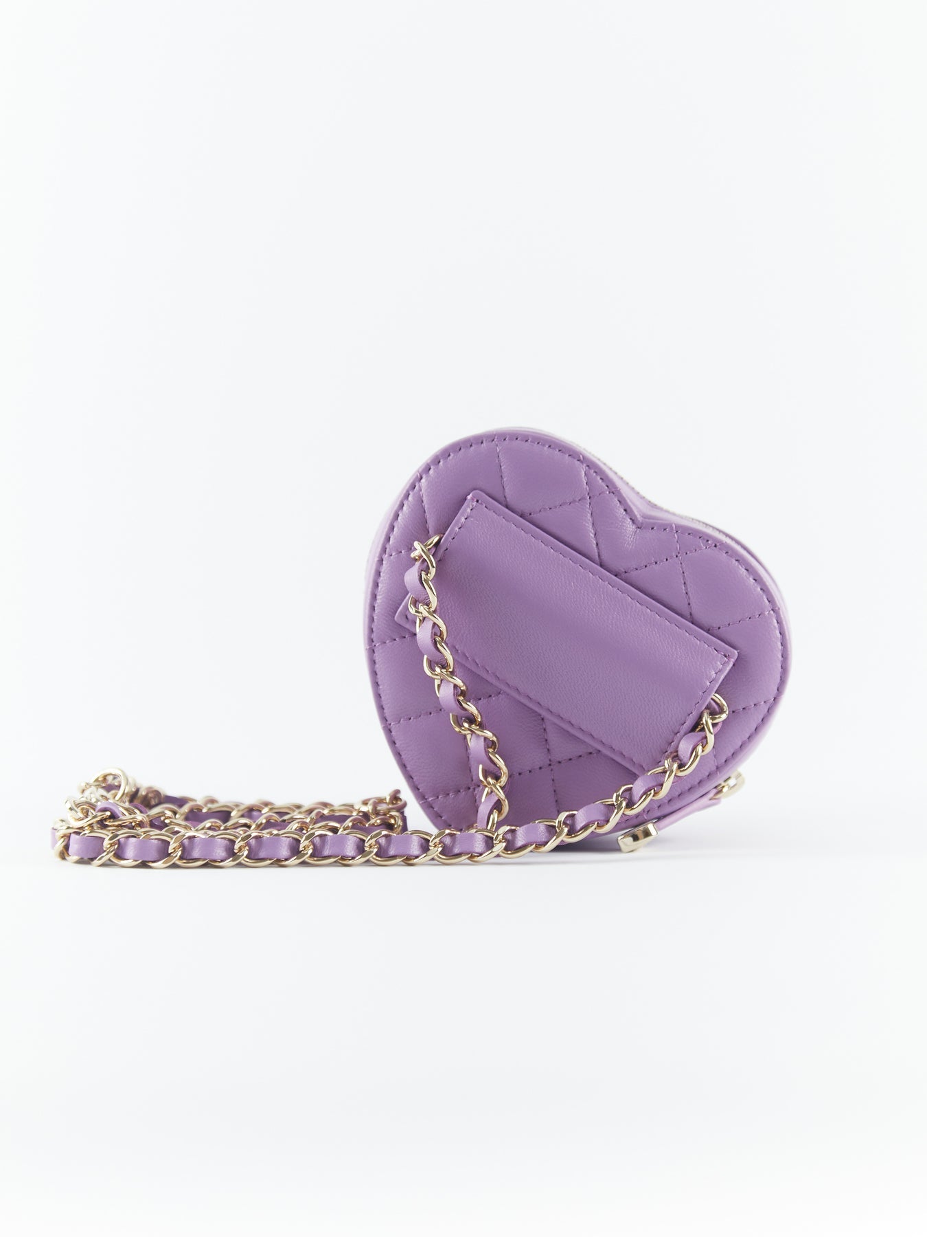 Chanel Heart Bag Purple (Belt Bag)