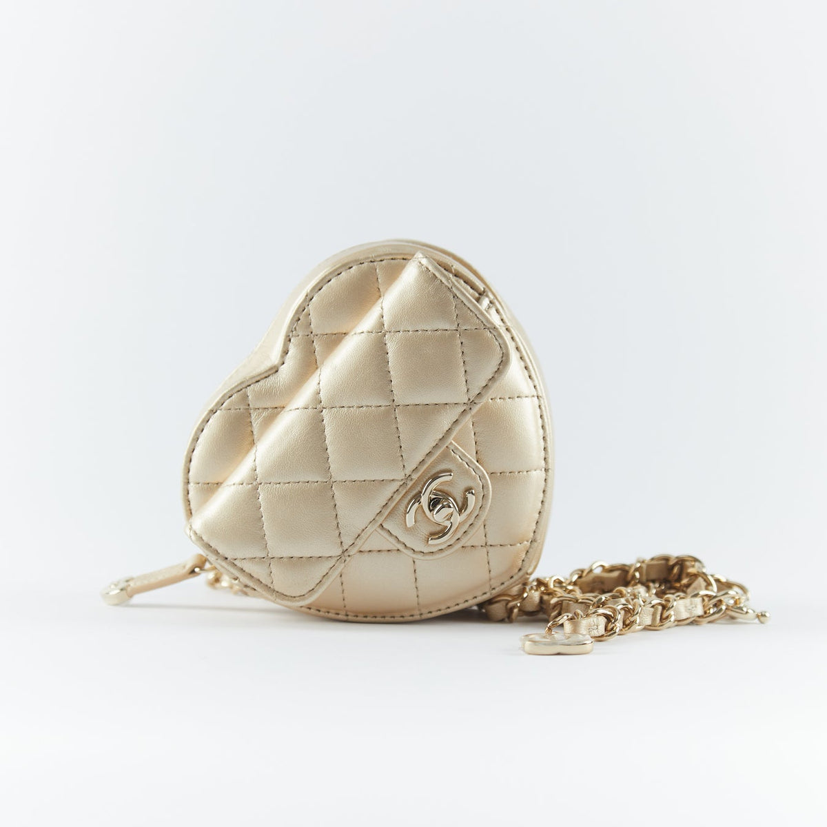 Chanel Heart Bag Gold (Belt Bag)