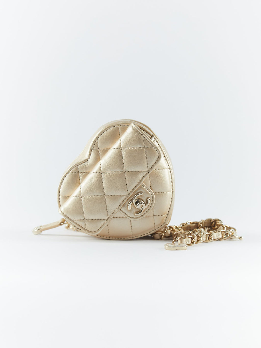 Crossbody Bag Chanel Heart Bag Price Chanel Heart Bag Gold (Belt Bag)