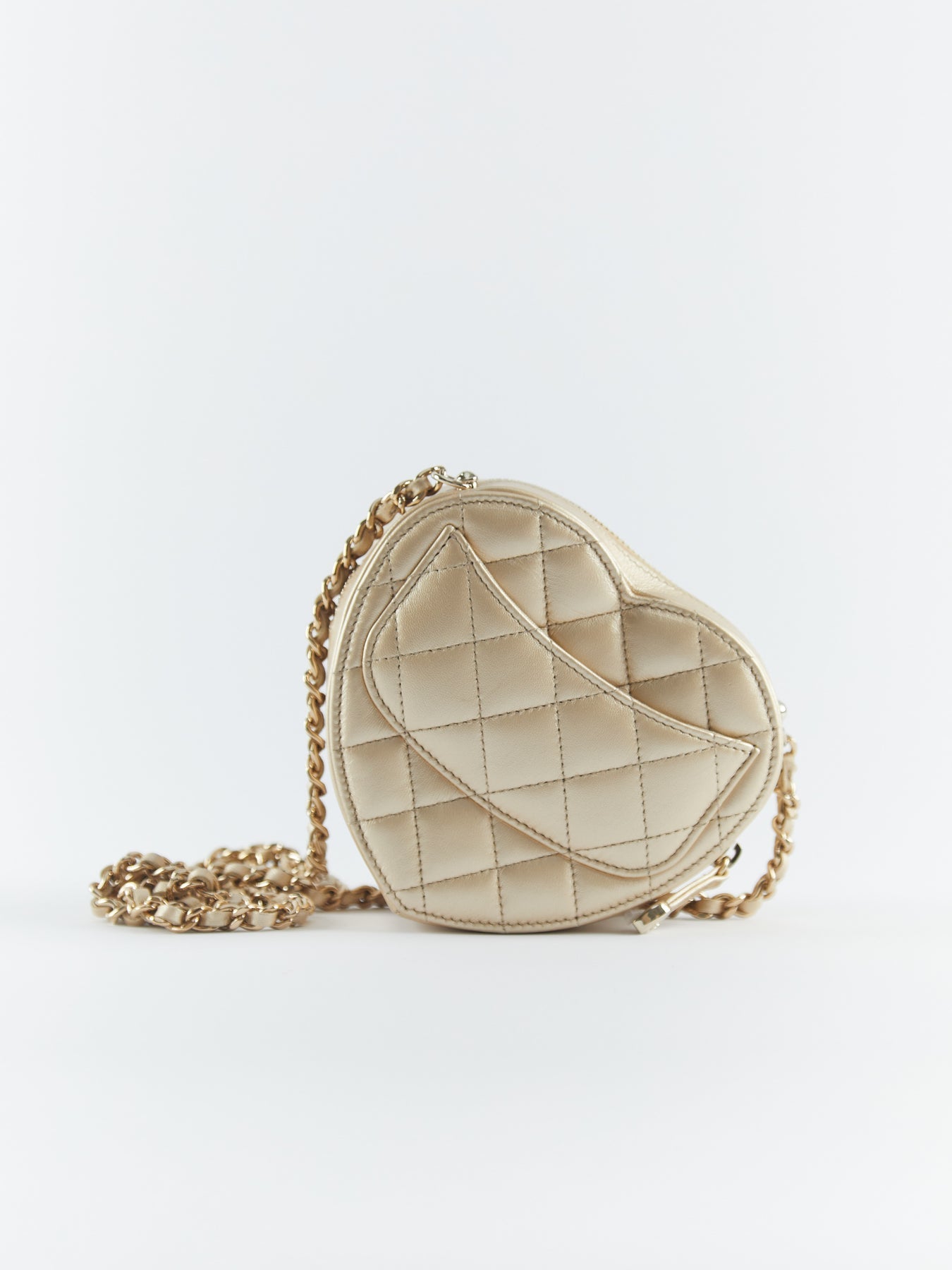 Chanel Heart Bag Gold (Belt Bag)