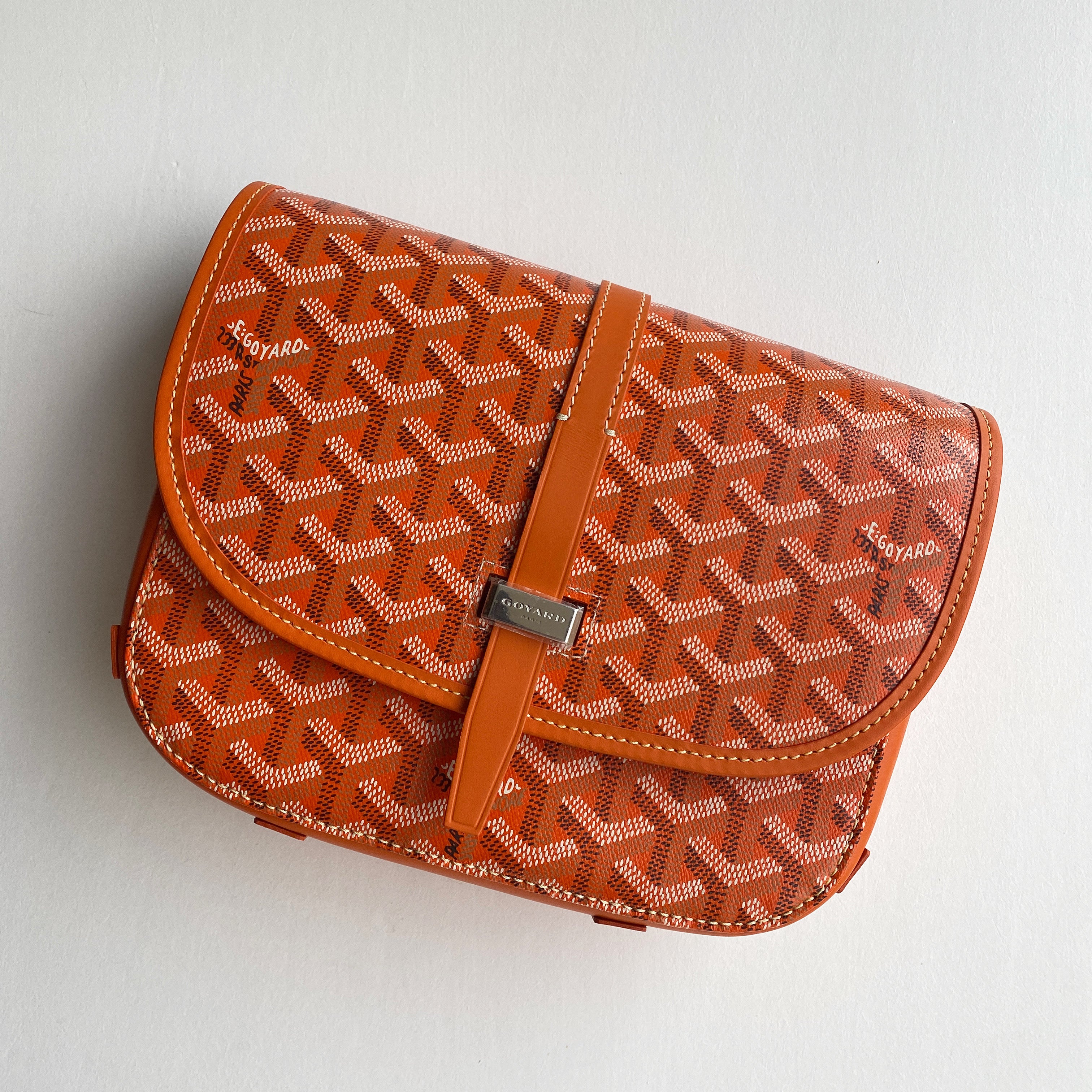 Goyard Belvedere Crossbody Bag PM (Orange)