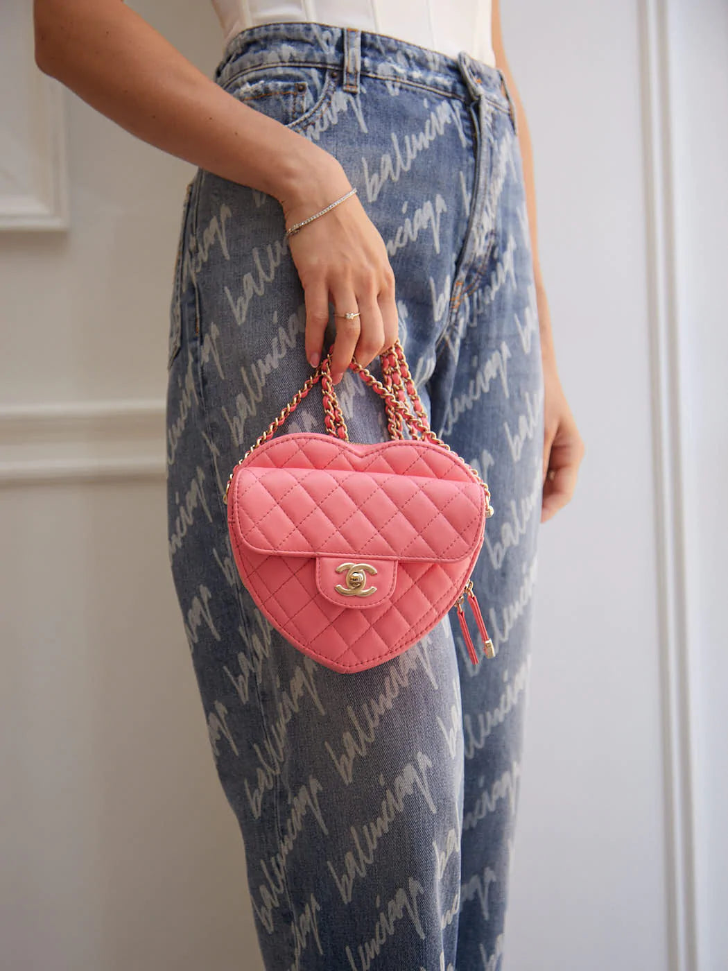 Chanel Heart Bag Pink (Large)