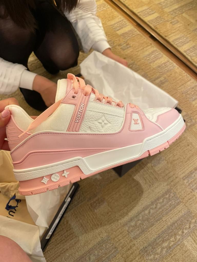 Maxi Sneaker Louis Vuitton Tennis Shoes Pink Women's Shoes