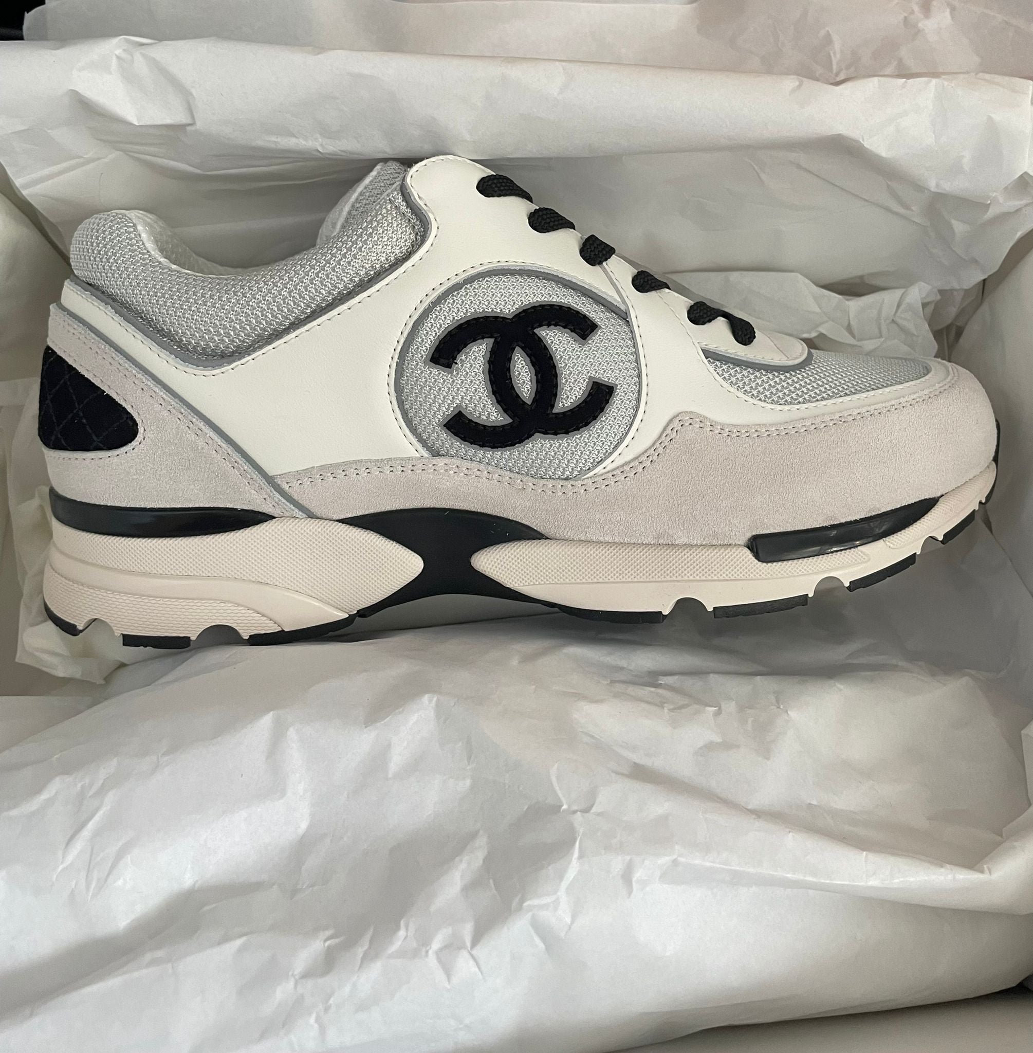 Chanel Womens Scarpe Sneaker Chanel Chanel CC Logo Runner Sneaker