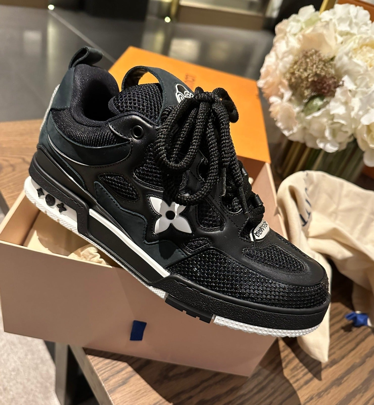 Vuitton Sneakers Louis Vuitton Mens Trainers Black Louis Vuitton